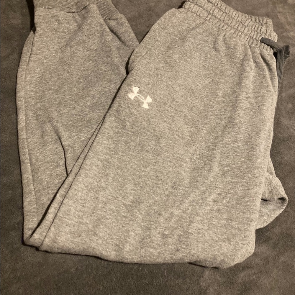 Under Armour Mens Gray Joggers. - Picture 1 of 5